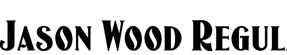 Jason Wood Regular Yazı tipi ücretsiz indir